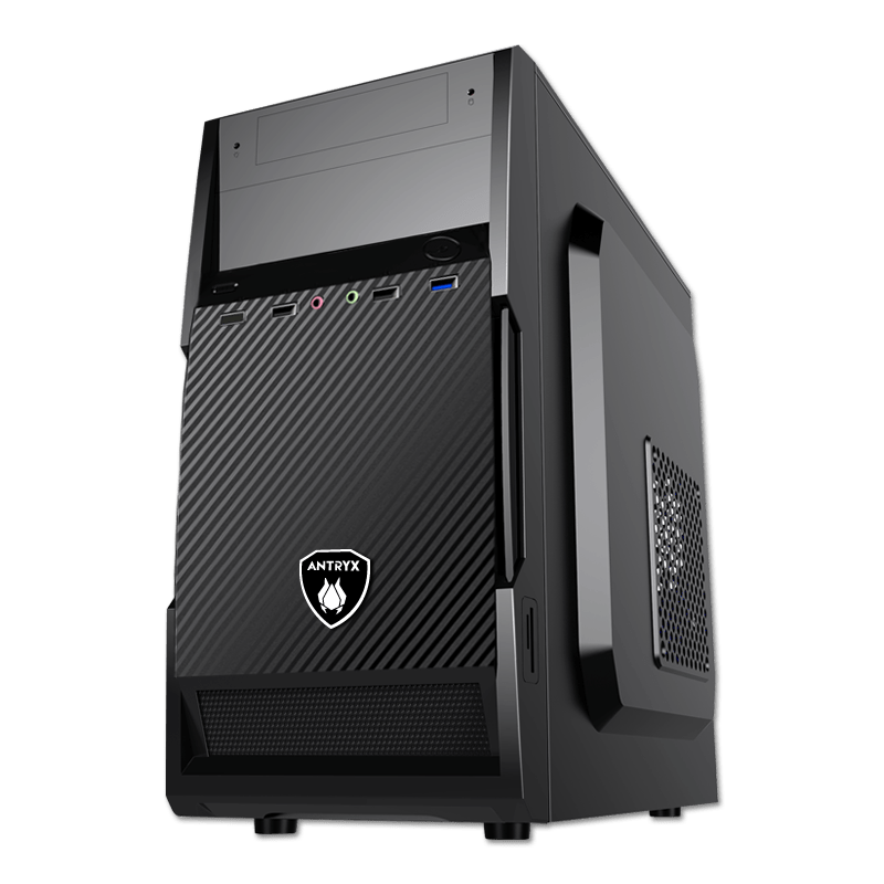 CAJA DE PC ANTRYX ELEGANT 570 CON FUENTE DE PODER 350W, USB 3.0, DISEÑO MODERNO Y FUNCIONAL