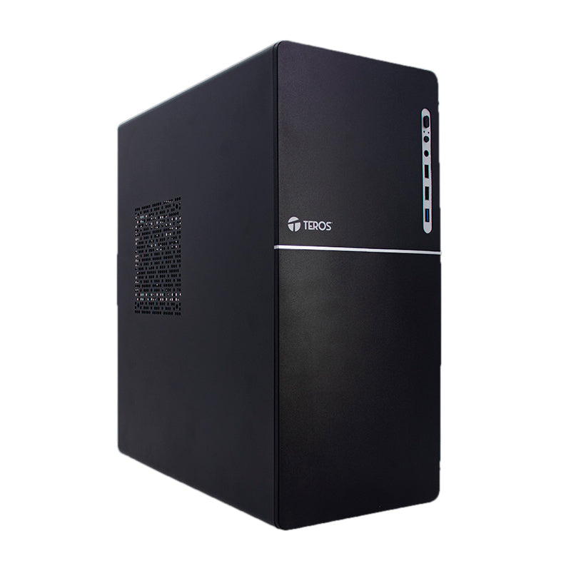 CASE TEROS TE-1038S, FACTOR DE FORMA ATX, 250 W, USB 3.0 / 2.0, AUDIO, NEGRO.