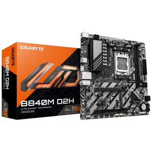MOTHERBOARD GIGABYTE B840M D2H AMD B840 AM5 mATX CON SOPORTE DDR5 Y USB 3.2