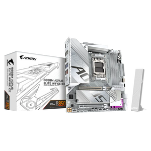 TARJETA MADRE GIGABYTE B850M AORUS ELITE WIFI6E ICE - CHIPSET AMD B850, SOCKET AMD AM5, FORMATO ATX, RENDIMIENTO Y CONECTIVIDAD SUPERIOR PARA GAMERS