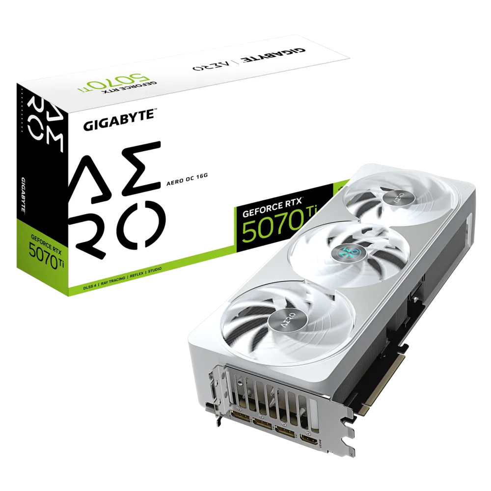 TARJETA GRÁFICA NVIDIA GEFORCE RTX 5070 TI AERO OC 16G - RENDIMIENTO EXCEPCIONAL PARA GAMING Y CREACIÓN DE CONTENIDO EN 4K