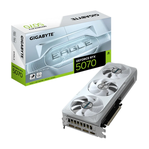 TARJETA DE VIDEO GIGABYTE GEFORCE RTX 5070 EAGLE OC ICE-12GB GDDR7 PCIe 5.0 SFF