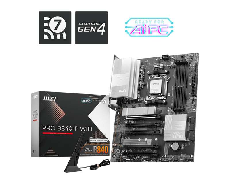MSI B850 GAMING PLUS WIFI AM5 MOTHERBOARD DDR5 PCI EXPRESS 5 0 WIFI7 BT5 4 4X DIMM ATX