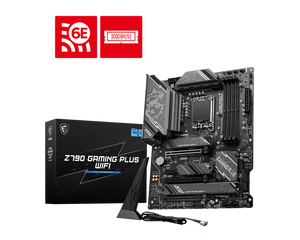 MSI Z790 GAMING PLUS WIFI ATX DDR5 LGA1700 PCI EXPRESS 5.0 WIFI6E 2.5G LAN M.2 USB 3.2 GEN 2