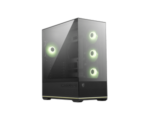 GABINETE ATX GAMING MSI MAG PANO 110R PZ NEGRO CON PANEL DE VIDRIO TEMPLADO Y ILUMINACIÓN RGB