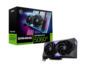 TARJETA DE VIDEO MSI GEFORCE RTX 5060 TI 8G GAMING OC, 8 GB GDDR7, PCIE GEN 5.0