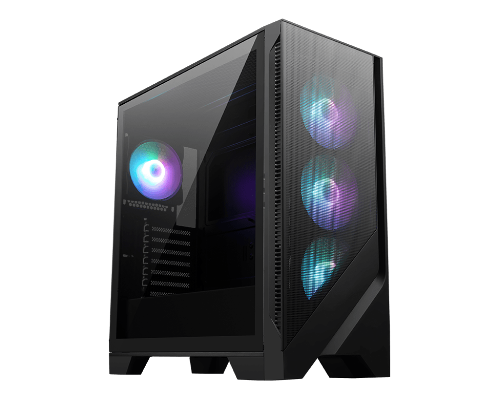 GABINETE GAMER MSI MAG FORGE 321A AIRFLOW CON DISEÑO OPTIMIZADO Y FLUJO DE AIRE MEJORADO