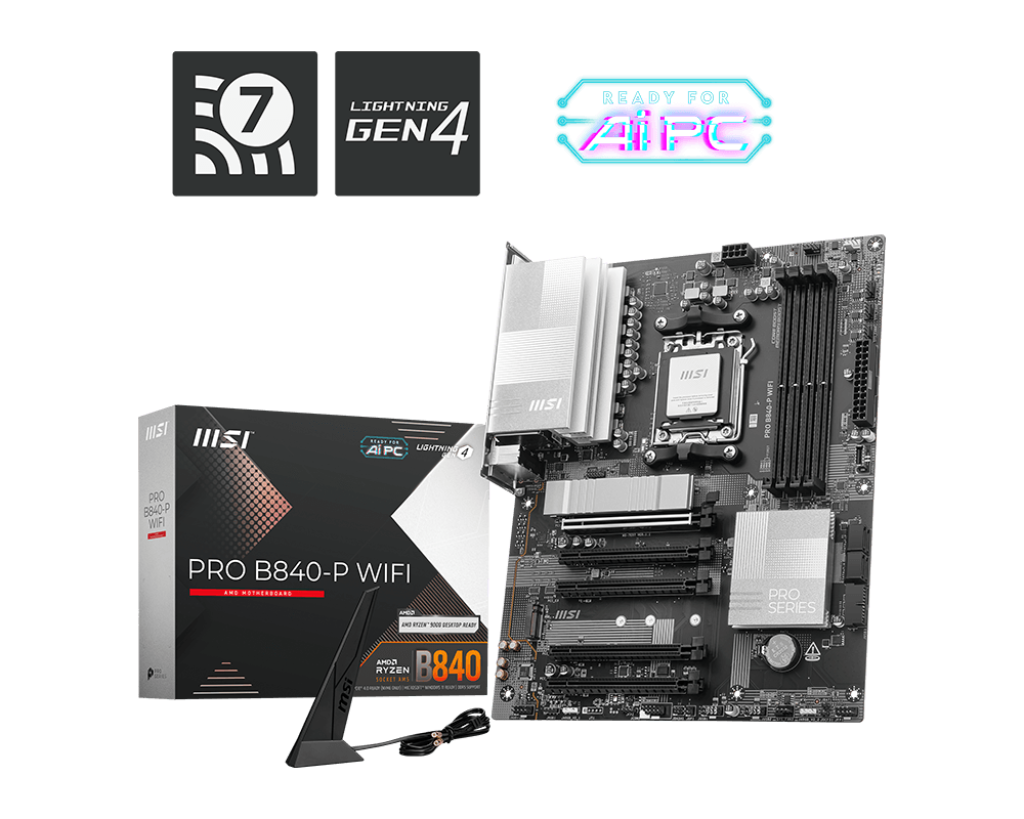 MSI B850 GAMING PLUS WIFI AM5 MOTHERBOARD DDR5 PCI EXPRESS 5 0 WIFI7 BT5 4 4X DIMM ATX