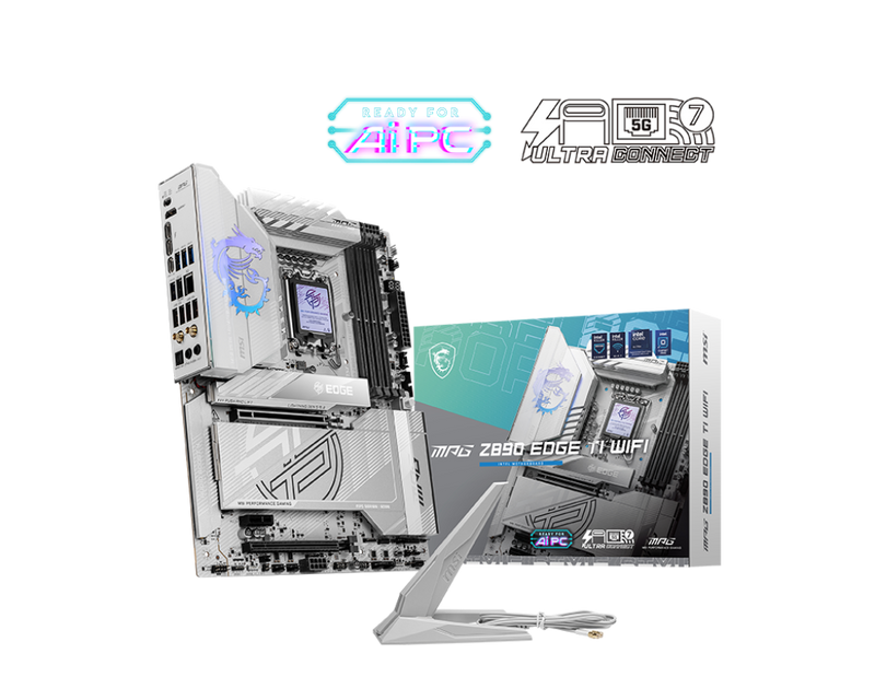 MSI MPG Z890 EDGE TI WIFI LGA1851 ATX DDR5 PCI EXPRESS5 M2 GEN5 WIFI7 THUNDERBOLT4