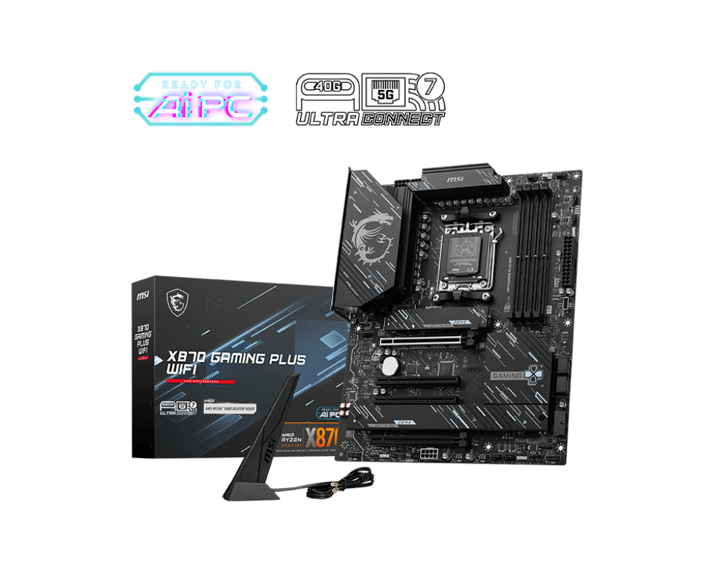 MOTHERBOARD MSI PRO X870 GAMING PLUS WIFI DDR4 HDMI USB-C RGB 911-7E47-005