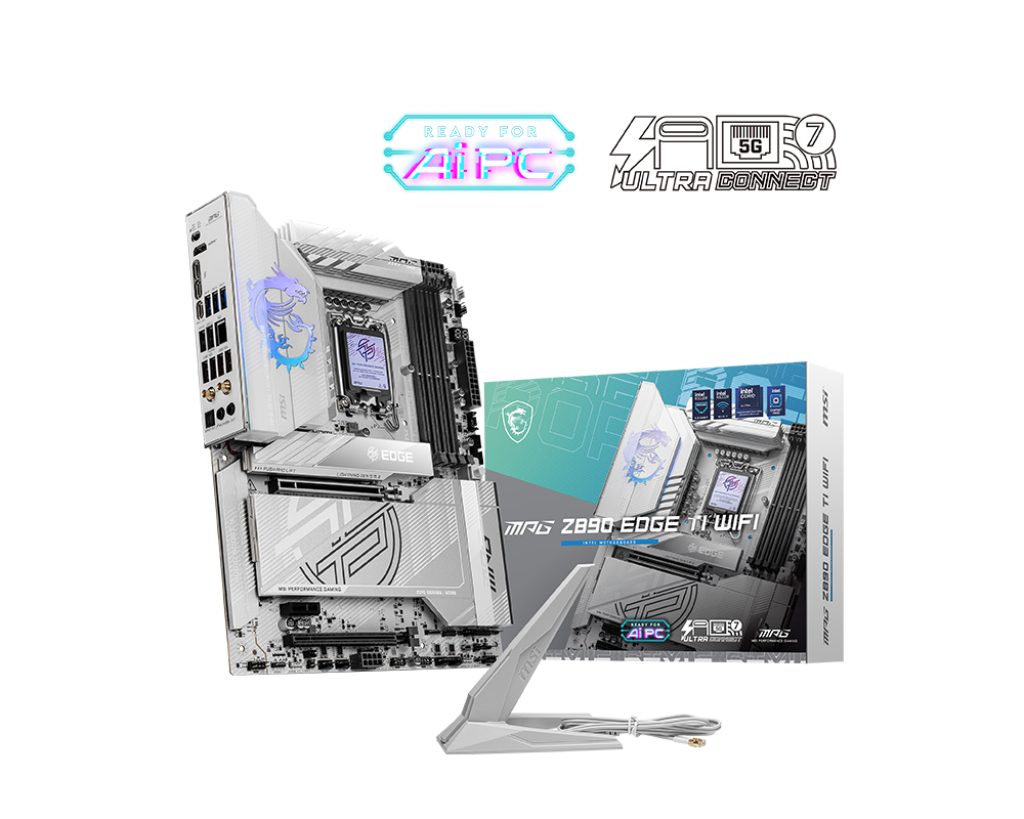 MSI MPG Z890 EDGE TI WIFI LGA1851 ATX DDR5 PCI EXPRESS5 M2 GEN5 WIFI7 THUNDERBOLT4