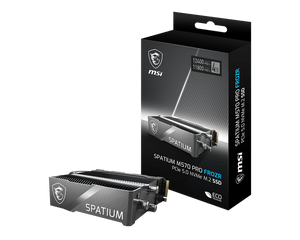 SSD MSI SPATIUM S78 2TB PCIE 5.0 NVME M.2 2280 LECTURA 12000MBS ESCRITURA 11500MBS CONTROLADOR PHISON E27 3D TLC NAND 232 CAPAS DISIPADOR TÉRMICO AVANZADO