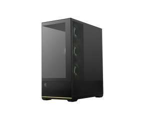 GABINETE ATX GAMING MSI MAG PANO 110R PZ NEGRO CON PANEL DE VIDRIO TEMPLADO Y ILUMINACIÓN RGB