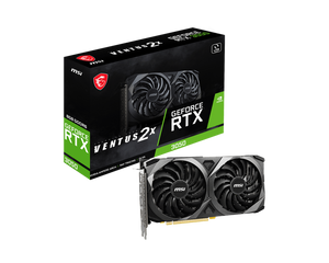 TARJETA DE VIDEO MSI RTX 3050 VENTUS 2X XS OC 8GB GDDR6 (912-V809-4266) GEFORCE NVIDIA 96 BITS | 2 VENTILADORES