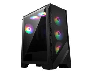 GABINETE PARA PC MSI MAG FORGE 120A AIRFLOW CON FUENTE 650W 80+ BRONCE, DISEÑO DE ALTO RENDIMIENTO Y FLUJO DE AIRE OPTIMIZADO