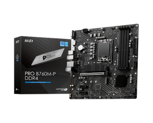 MOTHERBOARD MSI PRO B760M-P INTEL DDR4 MICRO-ATX SOCKET LGA 1700 911-7E02-020