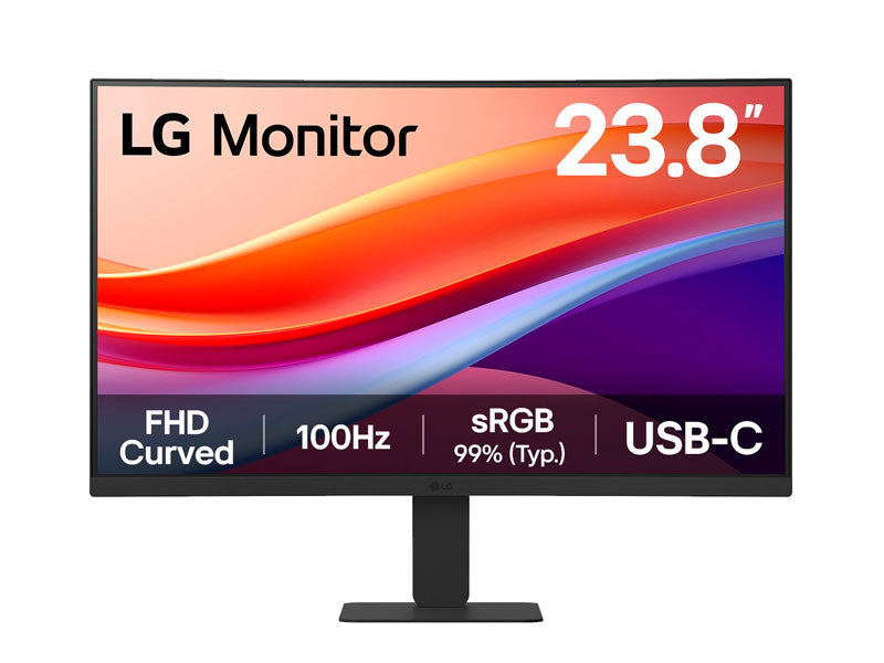 LG MONITOR 24.00 CURVO VA 144HZ 2HDMI 1USBC RESOLUCIÓN FULL HD AJUSTE DE ALTURA
