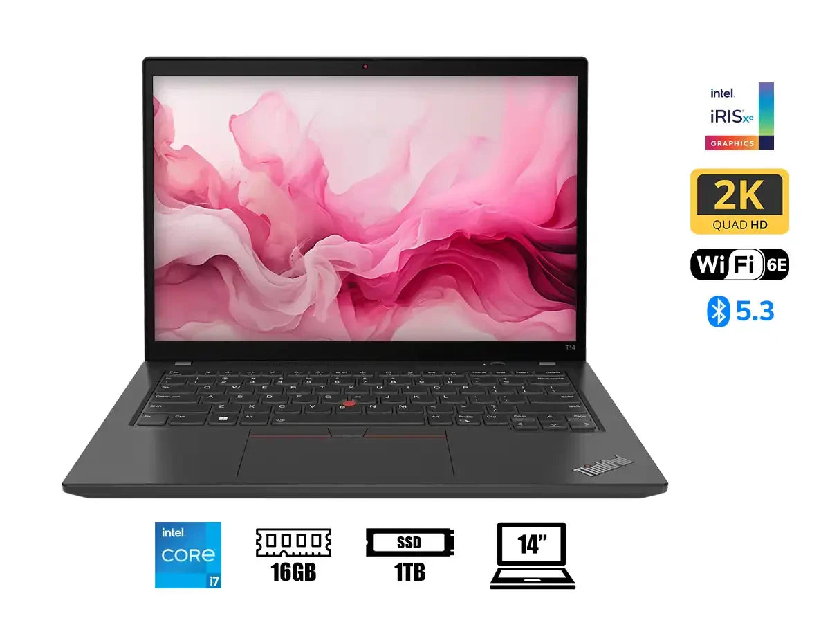 LAPTOP LENOVO THINKPAD T14 GEN 4 INTEL CORE I7 1355U 16GB RAM 1TB SSD 14