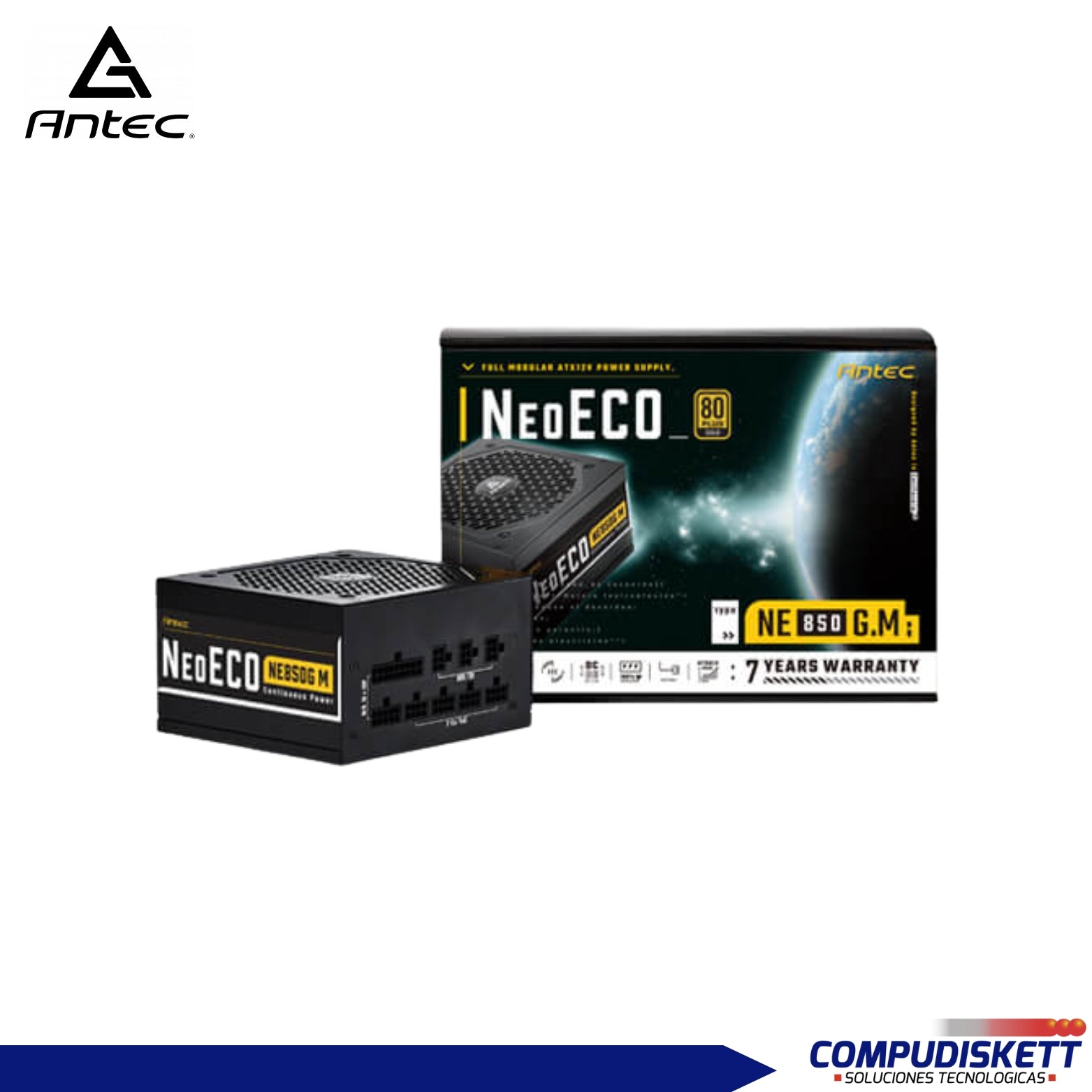 PSU ANTEC NEOECO NE850G 850W 80+ GOLD 0-761345-11763-0