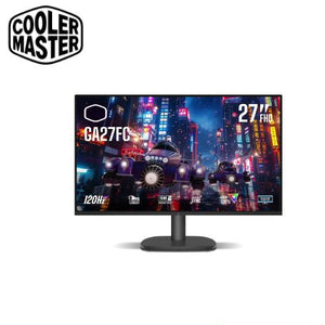 MONITOR GAMING COOLER MASTER 27' IPS FHD 120HZ CMI-GA27FC-US: EXPERIMENTA JUEGOS DE ALTO RENDIMIENTO CON IMÁGENES NÍTIDAS Y FLUIDAS, PANTALLA CURVA Y TIEMPO DE RESPUESTA RÁPIDO.