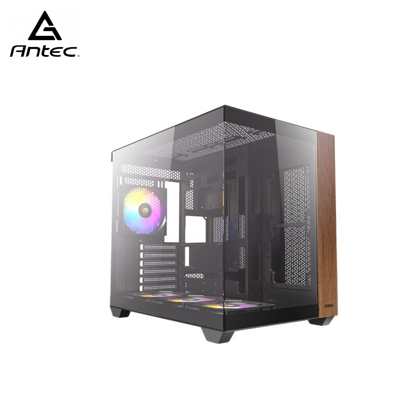 CAJA PARA PC ANTEC CX800 WOO BK MT CON 4 VENTANAS DE ACRÍLICO Y 2 PUERTOS USB, MODELO 0-761345-10137-0, EXCELENTE VENTILACIÓN Y DISEÑO MODERNO