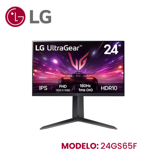 MONITOR DE GAMING LG 24GS65F DE 24
