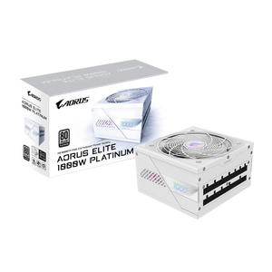 FUENTE DE ALIMENTACIÓN ATX GIGABYTE GP-AE1000PM PG5 ICE - 1000W, 80 PLUS PLATINUM, MÁXIMA EFICIENCIA Y RENDIMIENTO PARA PC DE ALTO RENDIMIENTO