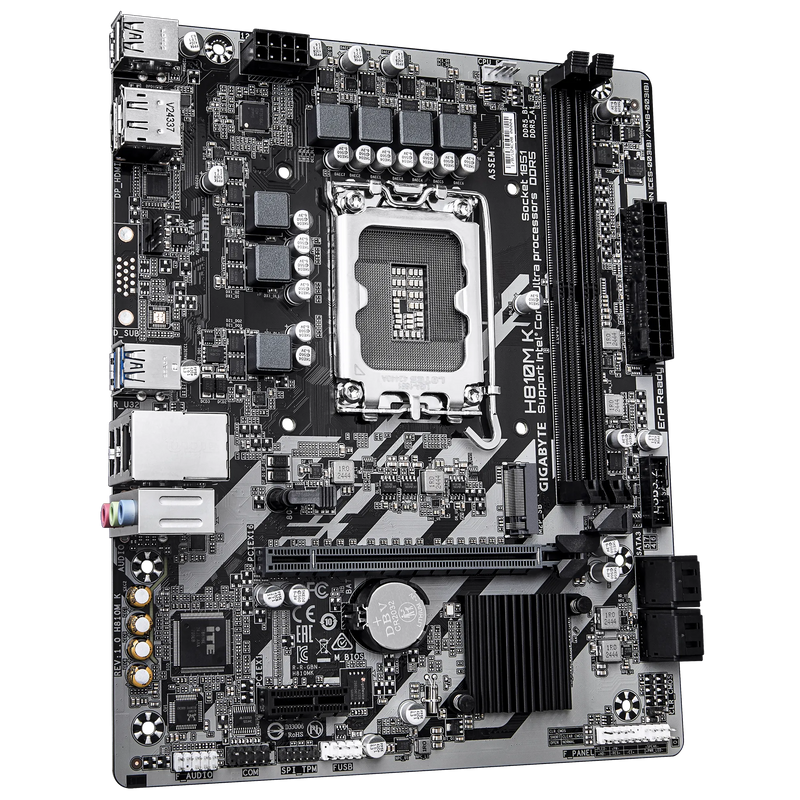PLACA MADRE GIGABYTE MOTHERBOARD  H810M K, CHIPSET INTEL H810, LGA 1851, MICRO-ATX