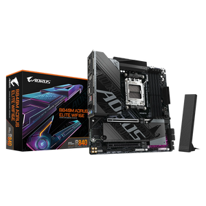 TARJETA MADRE GIGABYTE AMD B840M A ELITE WIFI6E MICRO-ATX CONECTIVIDAD AVANZADA Y SOPORTE DDR4