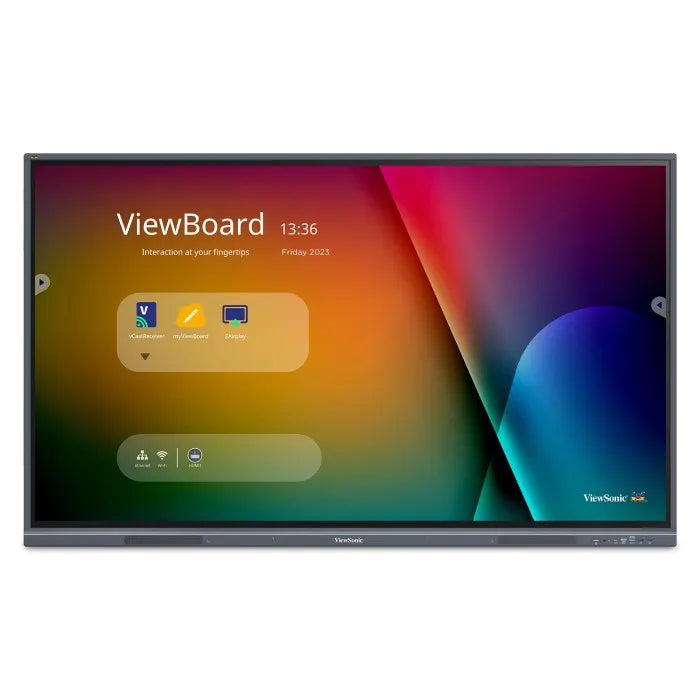 VIEWSONIC VIEWBOARD 33SERIE TOUCHSCREEN 65IN UHD ANDROID 11 IR 450 NITS 2X18W USB-C 8/64GB