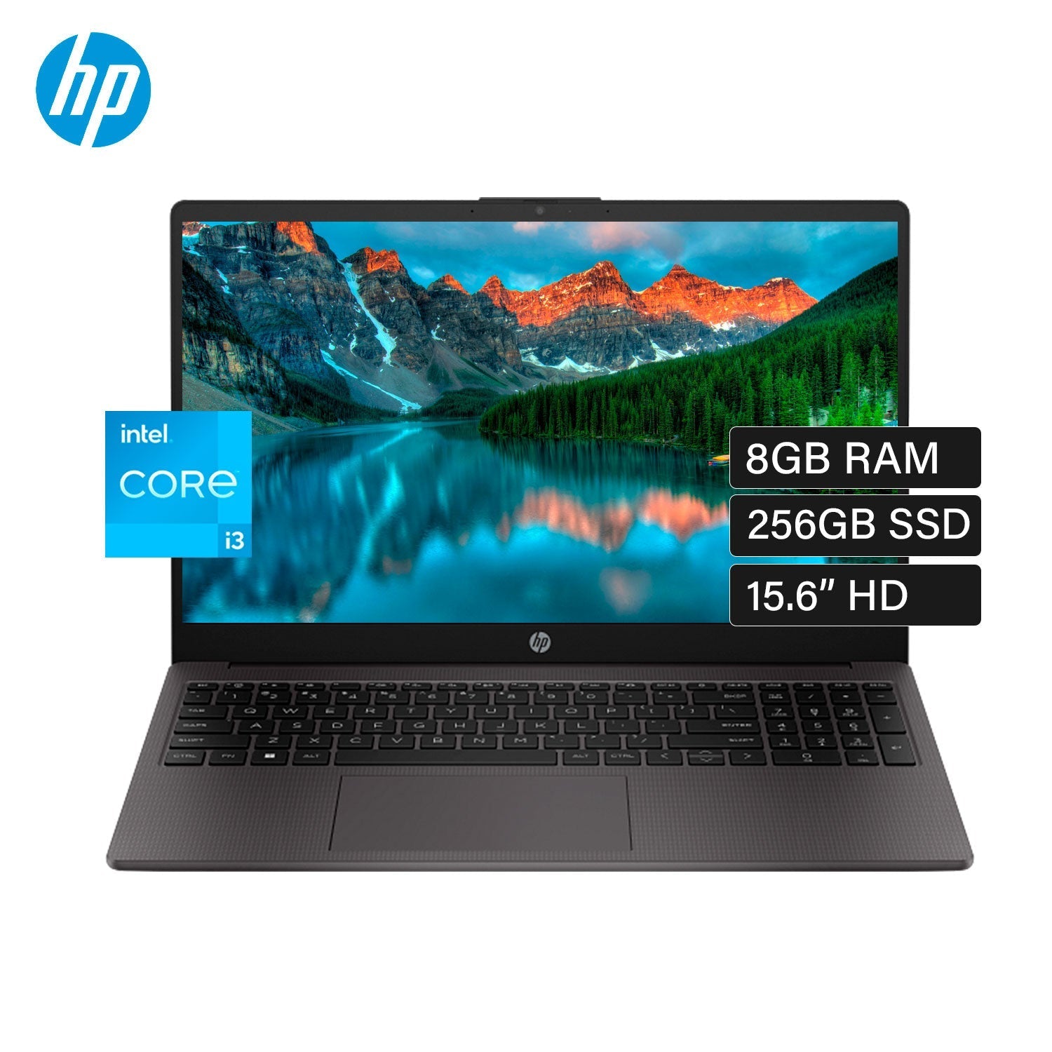 LAPTOP HP B83U6AT 15.6 INCH G10 - INTEL CI3 - RAM 8GB - 256GB SSD - FHD - GRAY - GARANTIA 1 AÑO