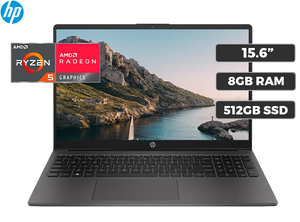 HP 255 15.6 INCH G10 - AMD R3 7320U - RAM 8GB DDR5 - 256GB SSD - VIDEO INTEGRADO - FREEDOS  -  15.6IN FHD - GRAY - GARANTIA 1YEAR CARRY IN