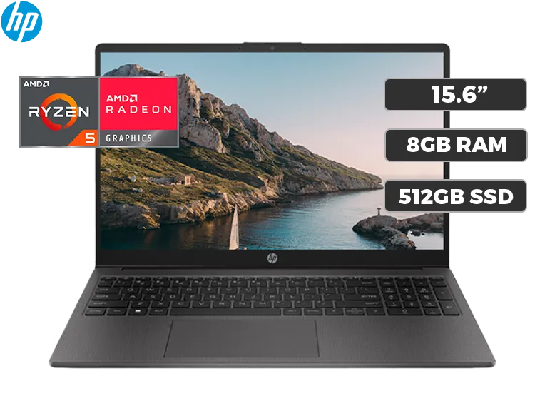 HP 255 15.6 INCH G10 - AMD R3 7320U - RAM 8GB DDR5 - 256GB SSD - VIDEO INTEGRADO - FREEDOS  -  15.6IN FHD - GRAY - GARANTIA 1YEAR CARRY IN