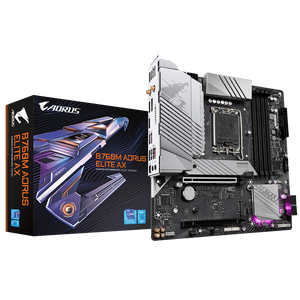 MOTHERBOARD GIGABYTE B760M AORUS ELITE, CHIPSET INTEL B760, LGA1700, MICRO-ATX