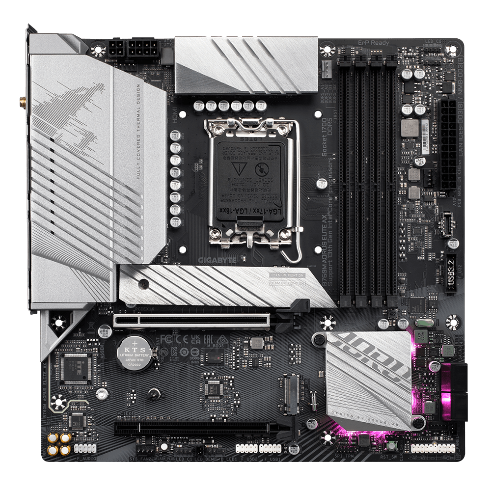 MOTHERBOARD GIGABYTE B760M AORUS ELITE, CHIPSET INTEL B760, LGA1700, MICRO-ATX