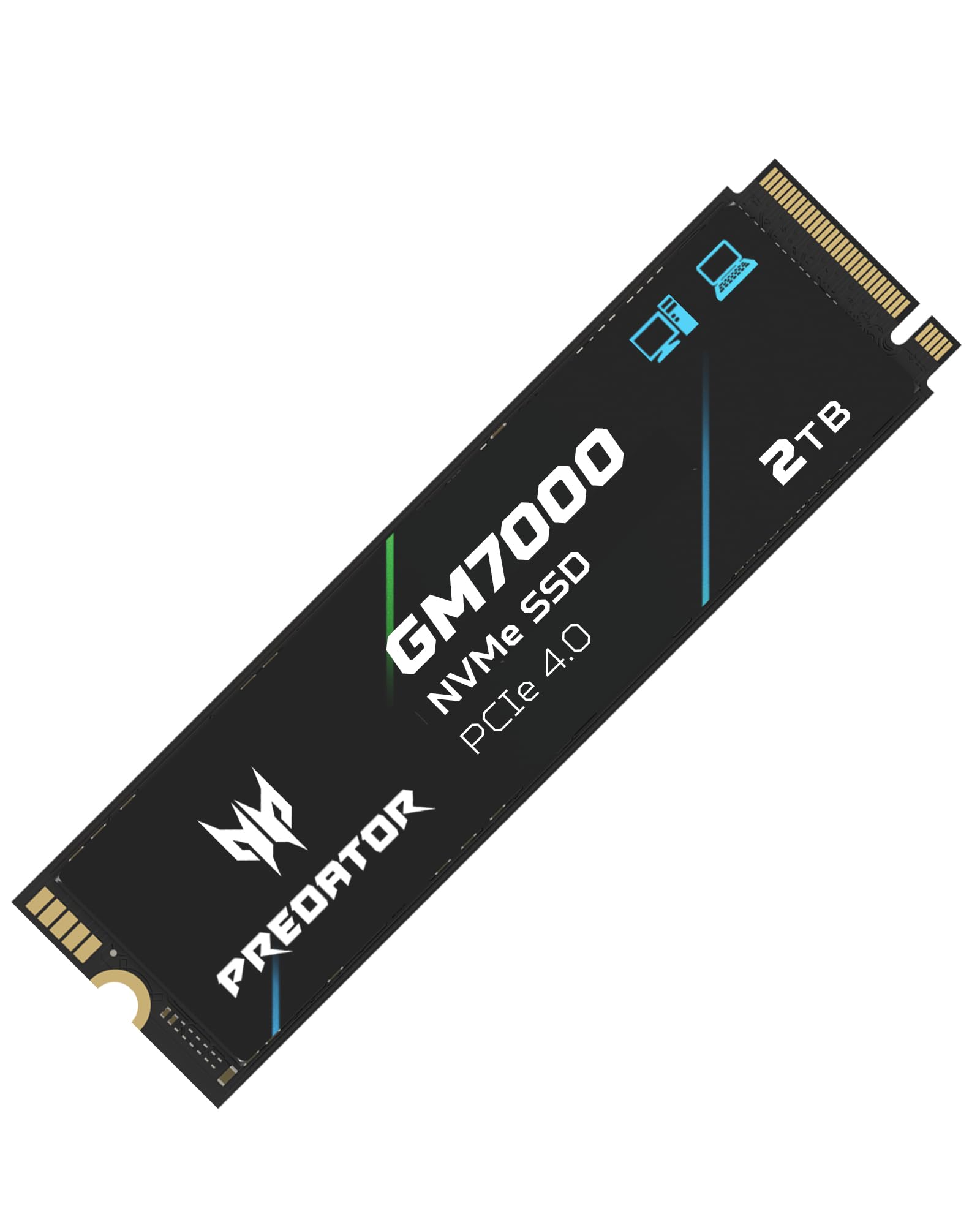 SSD ACER PREDATOR GM-7000 NVME, 2TB, PCI EXPRESS 4.0, M.2