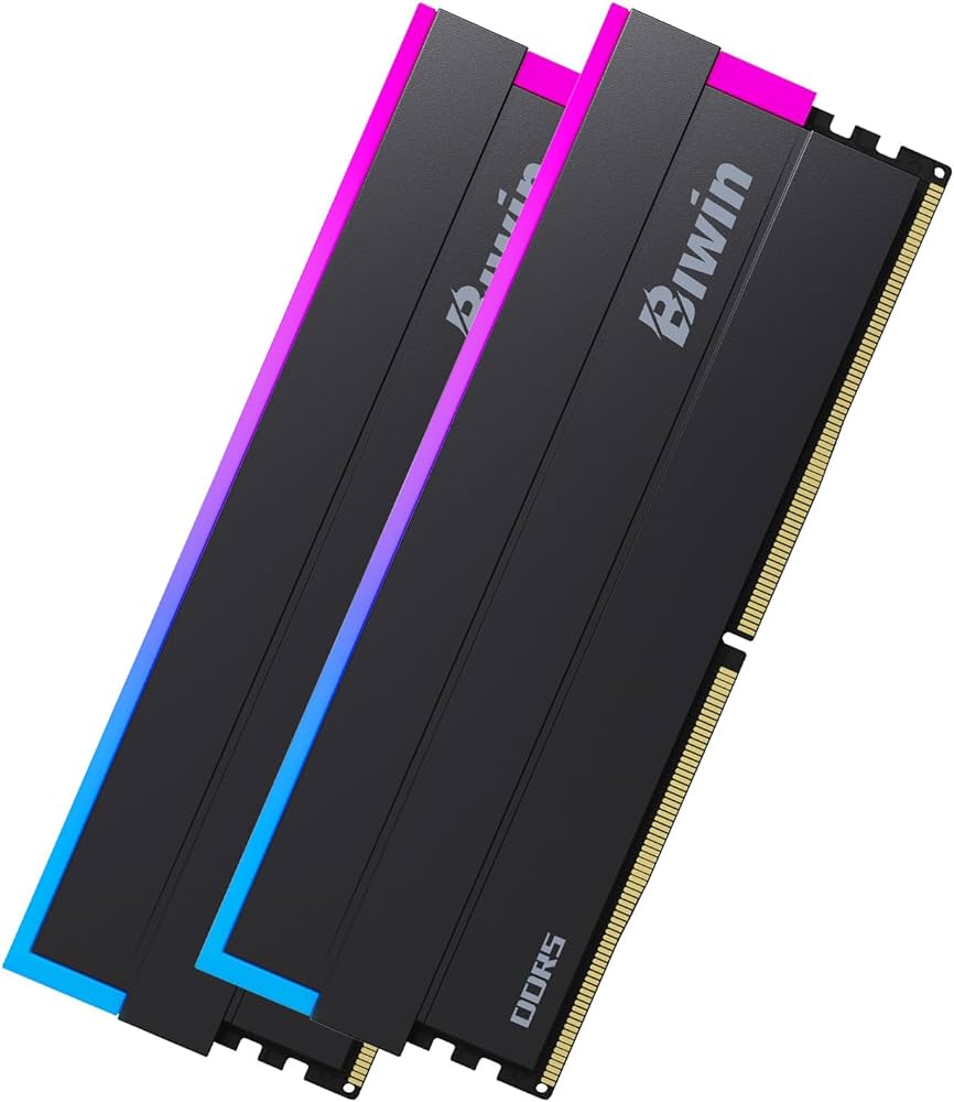 MEMORIA UDIMM BIWIN BLACK OPAL DW100 RGB 64GB DDR5-6000 CL30 1.35V 2X32GB PC5-48000