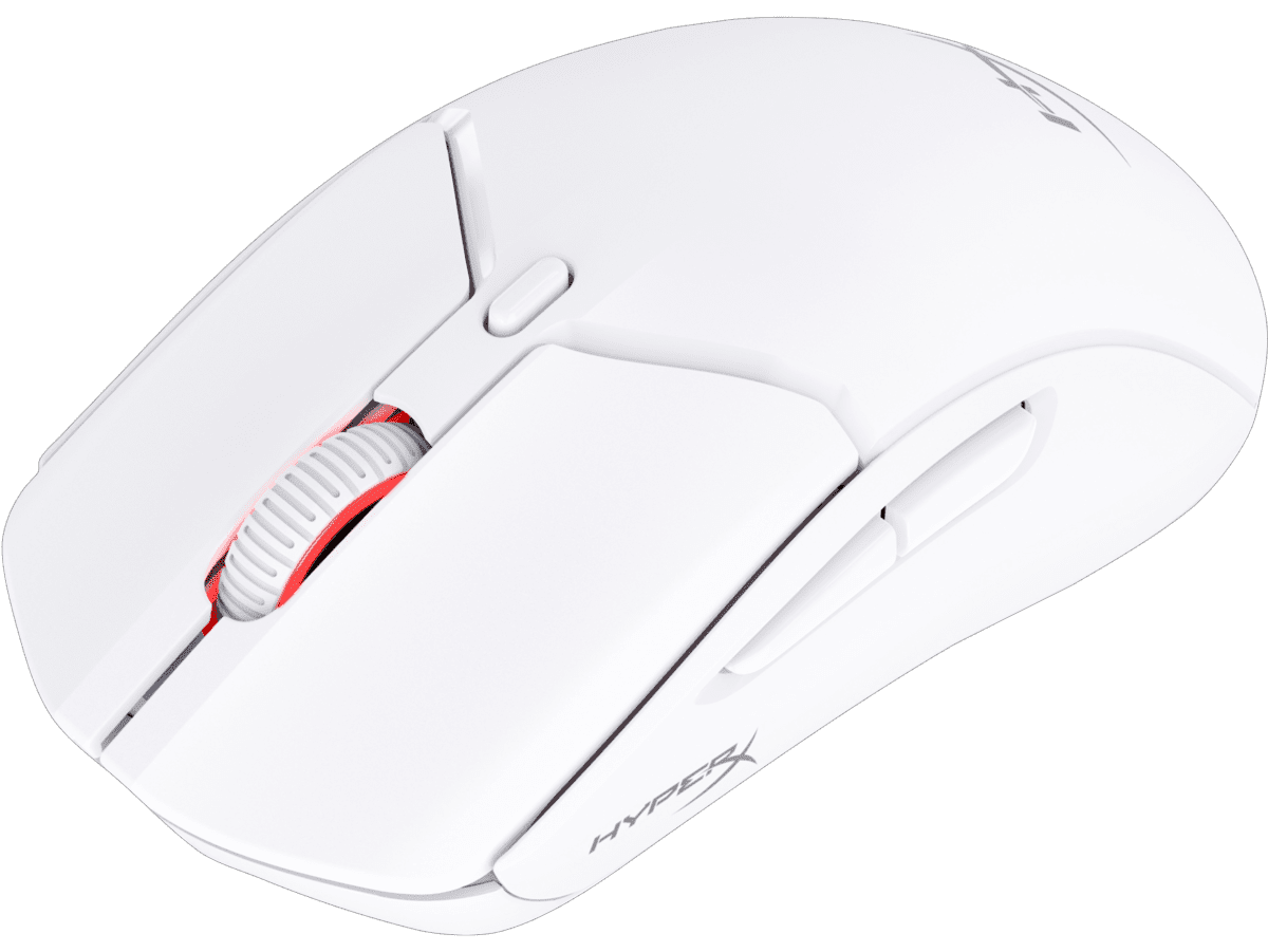 Mouse Gaming HYPERX PULSEFIRE HASTE 2 WIRELESS WHITE 6N0A9AA, Rendimiento Inigualable para Jugadores Profesionales y Entusiastas del Gaming