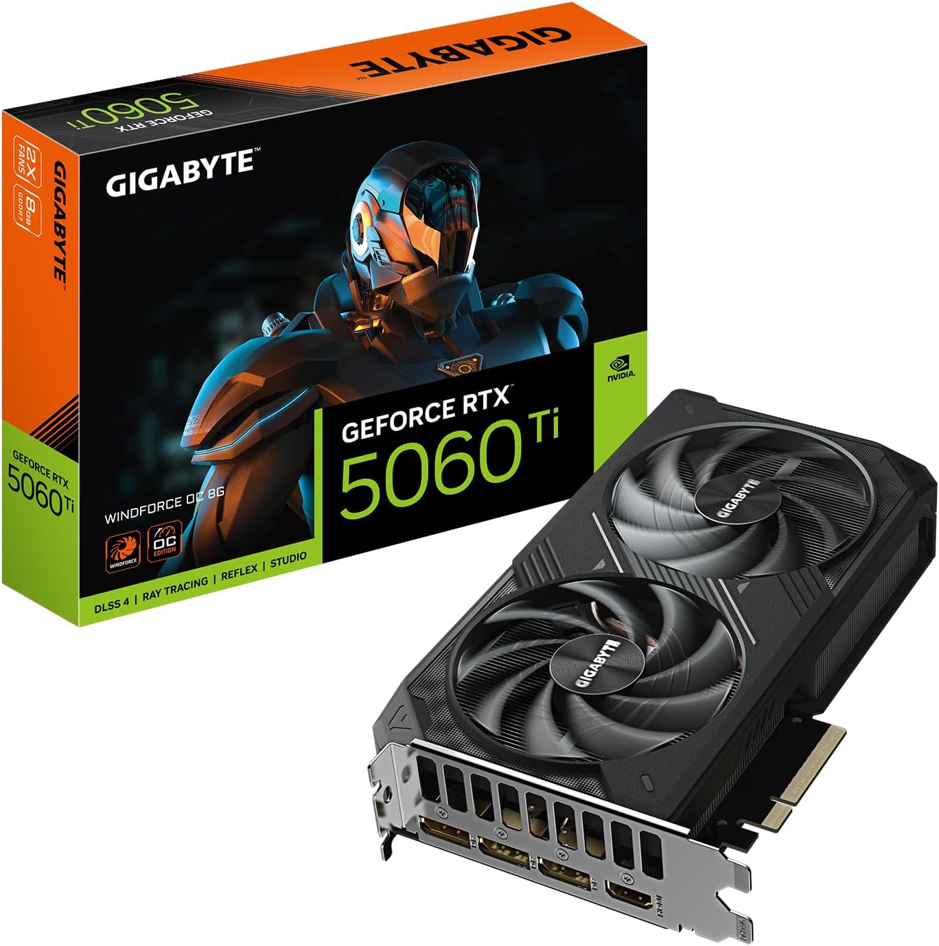 TARJETA DE VIDEO GIGABYTE VGA 8G GB RTX5060TI WF2 OC