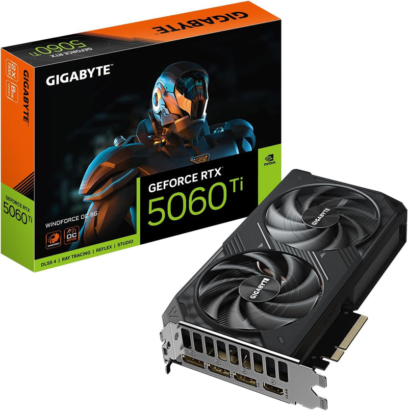 TARJETA DE VIDEO GIGABYTE VGA 8G GB RTX5060TI WF2 OC