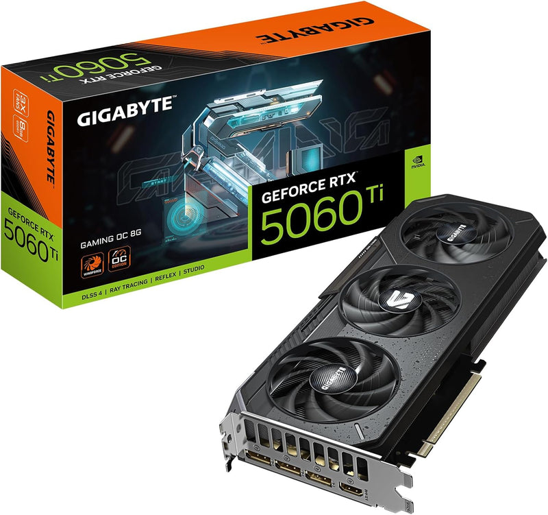 TARJETA DE VIDEO GIGABYTE VGA 8G GB RTX5060TI GAMING OC
