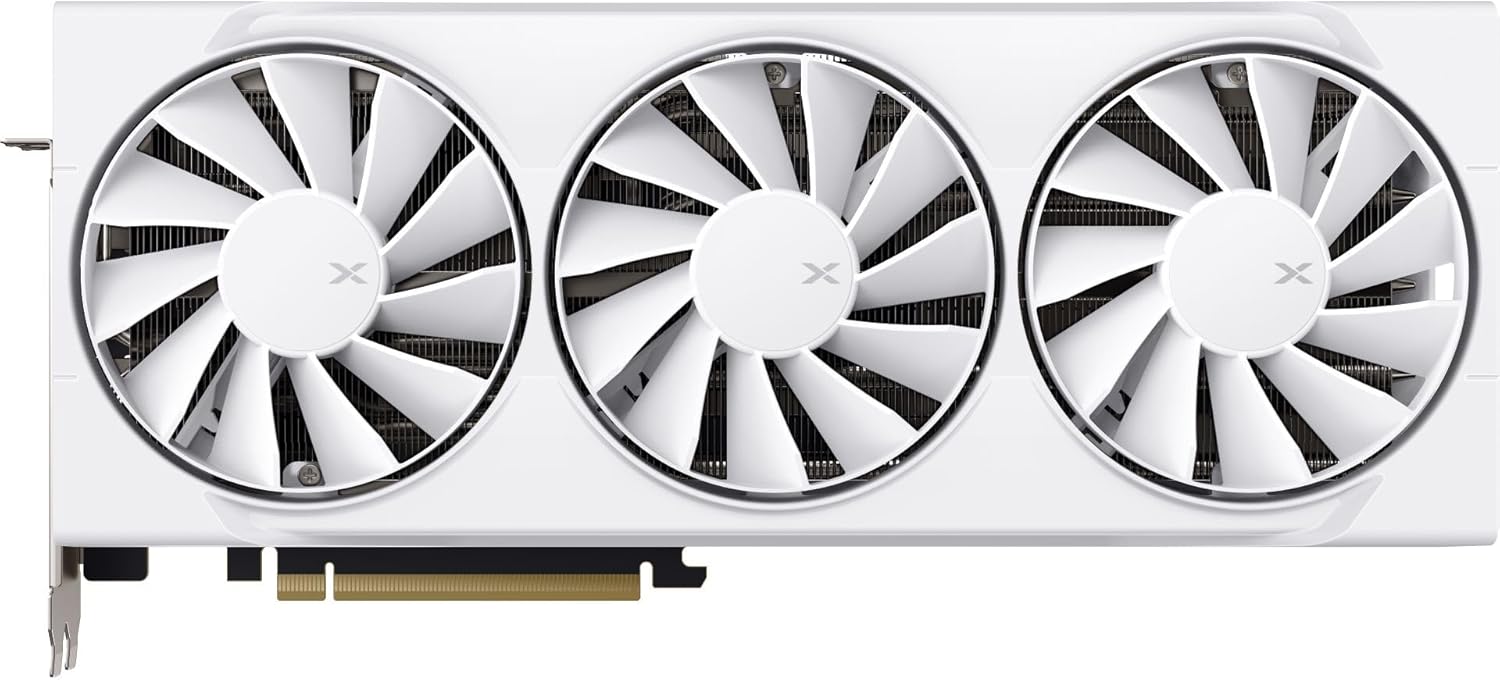 TARJETA GRÁFICA 16GB XFX RX-97TSWF3W9 GAMING 3F BLANCA ALTO RENDIMIENTO 4K