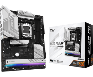 MOTHERBOARD ASROCK B850 PRO RS, CHIPSET AMD B850, SOCKET AM5, ATX, COMPATIBLE DDR5, USB-C