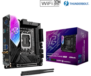 MOTHERBOARD ASROCK B860I LIGHTNING WIFI CHIPSET INTEL B860 LGA 1851 HDMI MINI-ITX COMPACTA Y POTENTE