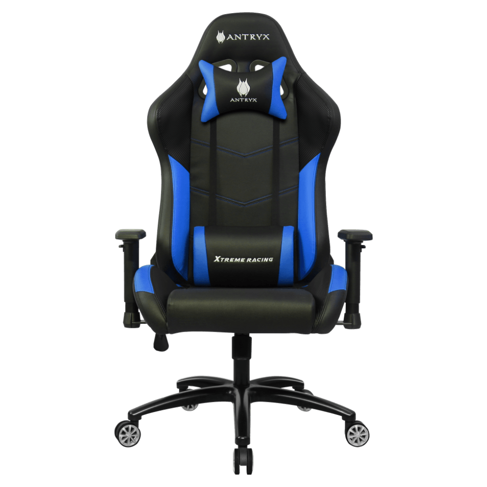 SILLA GAMING ANTRYX AXR-5500-2B XTREME RACING CHALLENGER BLUE - MÁXIMA COMODIDAD Y ESTILO PARA GAMERS EN LARGAS SESIONES DE JUEGO Y COMPETENCIA