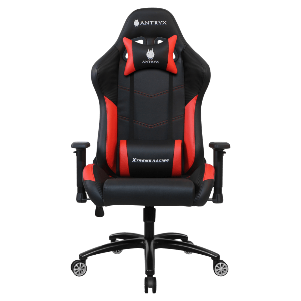 SILLA GAMING ANTRYX XTREME RACING CHALLENGER RED AXR-5500-2R - ERGONOMÍA Y DISEÑO AVANZADO PARA GAMERS CON ALTURA AJUSTABLE, APOYABRAZOS 4D Y BASE REFORZADA.