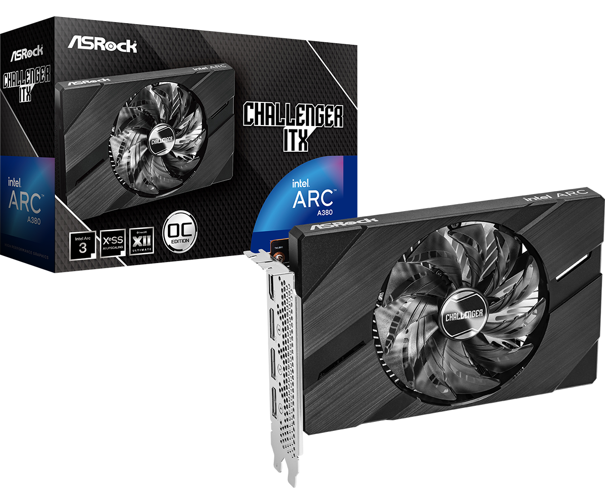 TARJETA DE VIDEO ASROCK VGA 6G AR INTEL CHALL A380