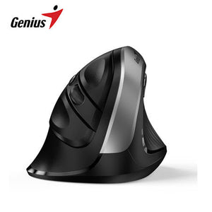 MOUSE GENIUS ERGO 31030031401 INALÁMBRICO VERTICAL PLATA GRIS ERGONÓMICO DE ALTA PRECISIÓN