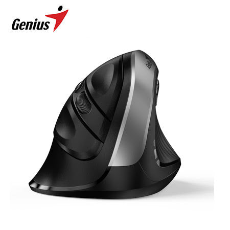MOUSE GENIUS ERGO 31030031401 INALÁMBRICO VERTICAL PLATA GRIS ERGONÓMICO DE ALTA PRECISIÓN