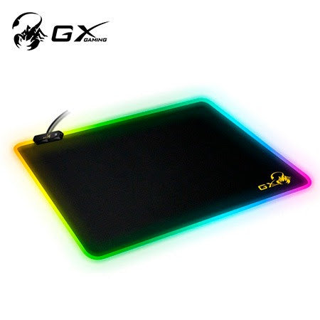 ALFOMBRILLA PARA RATÓN GAMING GENIUS GX-PAD 500S RGB NEGRA CON ILUMINACIÓN PERSONALIZABLE CÓDIGO 31250004400